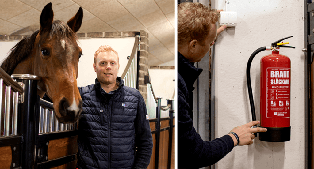 Joakim Didrik, skadeförebyggare på LF Jönköping och hästombud på Agria.