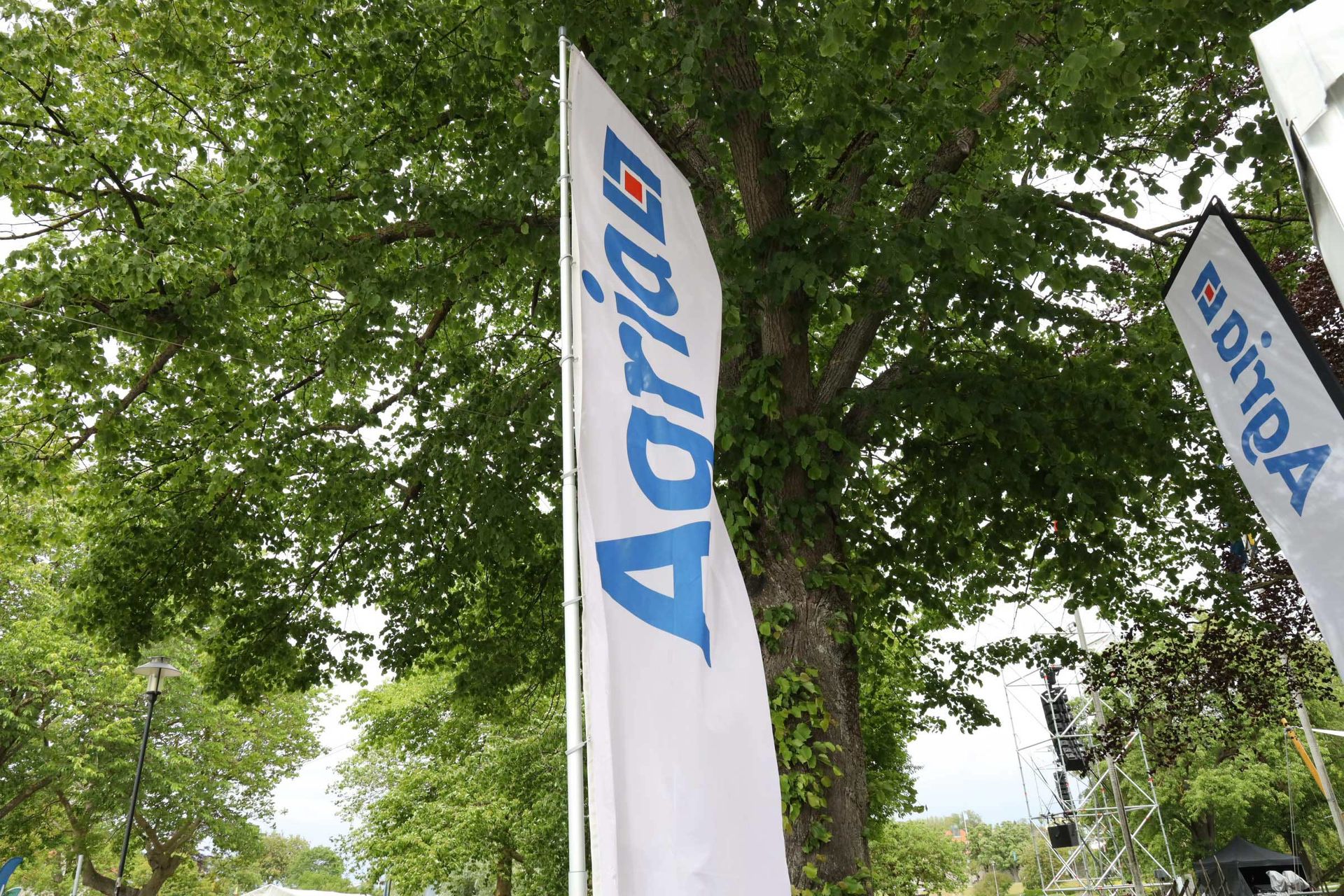 Agriaflagga på Almedalen