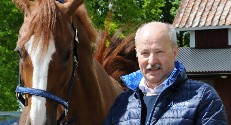 Karl-Henrik Heimdahl, hästveterinär på Agria Djurförsäkring.