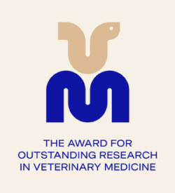 Logotyp för Stora forskningspriset i veterinärmedicin.