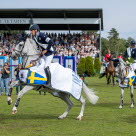 Svenska laget rider ärevarv efter segern i Agria Nations Cup 2024.