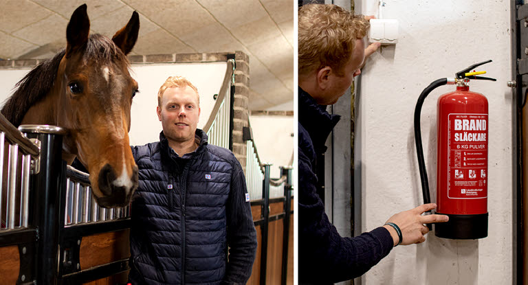 Joakim Didrik, skadeförebyggare på LF Jönköping och hästombud på Agria.